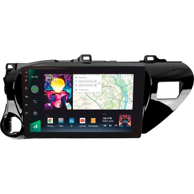 Штатна магнітола SIGMA PRO 10464 ANDROID 10 4+64 Gb 4G DSP Toyota Hilux Pick Up AN120 2015-2020 10"