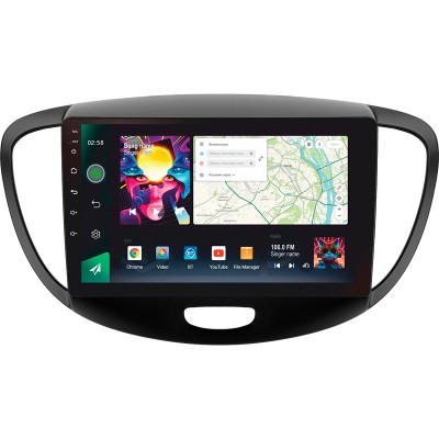 Штатна магнітола SIGMA PRO 9464 ANDROID 10 4+64 Gb 4G DSP Hyundai i10 2007-2013 9"