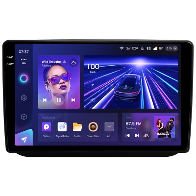 Штатна магнітола Teyes CC3 6+128 Gb з коловим оглядом 360° Skoda Fabia 2 2007-2014 10" 2k