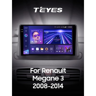 Штатна магнітола Teyes CC3 4+64 Gb Renault Megane 3 2008-2014 9" 2k (L1)