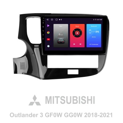 Штатна магнітола SIGMA F10216 ANDROID 10 2+32 Gb Mitsubishi Outlander 3 III GF0W GF0W GG0W 2018 - 2021 10"
