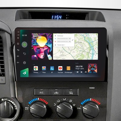 Штатна магнітола SIGMA PRO 10464 ANDROID 10 4+64 Gb 4G DSP Toyota Tundra XK50 2007-2013 Sequoia XK60 2008-2017 10"