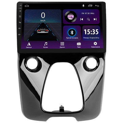 Штатна магнітола SIGMA E10232 ANDROID 10 2+32 Gb Peugeot 108 For Toyota Aygo B40 2014-2021 (F1) 10" (L1)