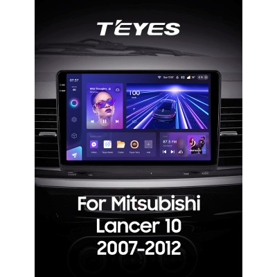 Штатна магнітола Teyes CC3 4+32 Gb Mitsubishi Lancer 10 CY 2007-2012 (A) 10" 2k