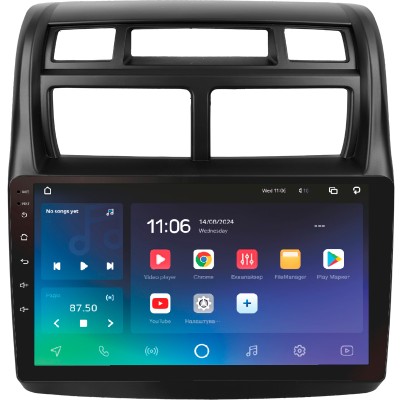 Штатна магнітола SIGMA PRO 9432 ANDROID 10 4+32 Gb 4G DSP Kia Sportage 2 2007-2009 9"