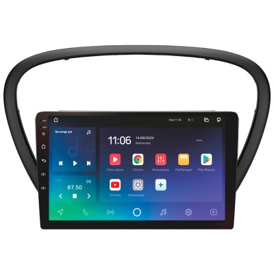 Штатна магнітола SIGMA PRO 9432 ANDROID 10 4+32 Gb 4G DSP Peugeot 607 2004-2010 9" (L1)