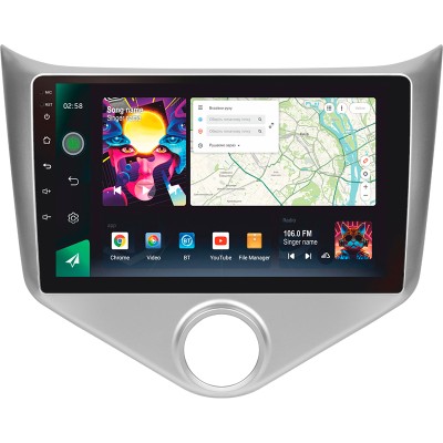 Штатна магнітола SIGMA PRO 9464 ANDROID 10 4+64 Gb 4G DSP Chery Fulwin 2 Very A13 (F1) 2013 - 2016 9"