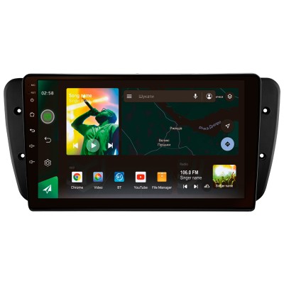 Штатна магнітола SIGMA X9464 ANDROID 10 4+64 Gb 4G DSP Seat Ibiza 6J 2008-2015 9"