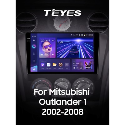 Штатна магнітола Teyes CC3 4+32 Gb Mitsubishi Outlander 1 2002-2008 (F1) 9" 2k
