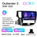 Штатна магнітола Teyes CC3 6+128 Gb Mitsubishi Outlander 3 III GF0W GF0W GG0W 2018 - 2021 10" 2k