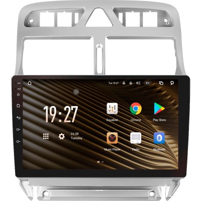 Штатна магнітола SIGMA S9432 ANDROID 10 4+32 Gb 4G DSP Peugeot 307 1 2001-2008 9"