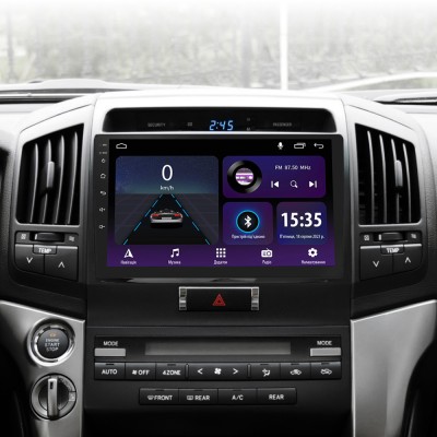 Штатна магнітола SIGMA E10232 ANDROID 10 2+32 Gb Toyota Land Cruiser 11 200 (F1) 2007-2015 10"