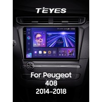 Штатна магнітола Teyes CC3 6+128 Gb з коловим оглядом 360° Peugeot 408 2014-2018 10" 2k