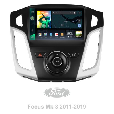 Штатна магнітола SIGMA X9464 ANDROID 10 4+64 Gb 4G DSP Ford Focus 3 Mk 3 2011-2019 9" (L1)