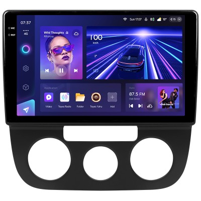 Штатна магнітола Teyes CC3 6+128 Gb з коловим оглядом 360° Volkswagen Jetta 5 2005-2010 (F1) 10" 2k