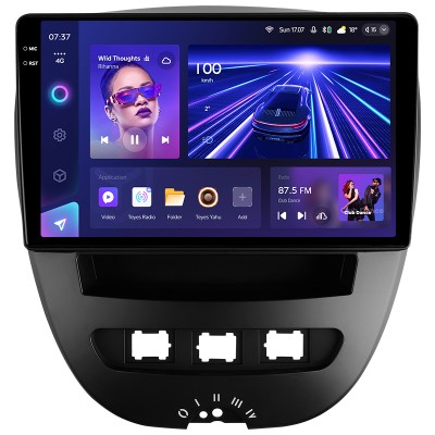 Штатна магнітола Teyes CC3 4+32 Gb Peugeot 107 Toyota Aygo 2005-2014 10" 2k