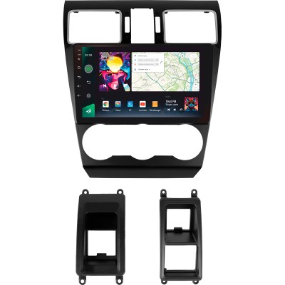 Штатна магнітола SIGMA PRO 9464 ANDROID 10 4+64 Gb 4G DSP Subaru Forester SJ 2015-2018 9"