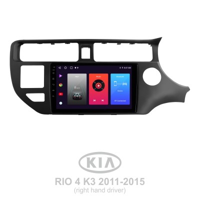 Штатна магнітола SIGMA F9216 ANDROID 10 2+32 Gb Kia RIO 4 K3 2011-2015 9"