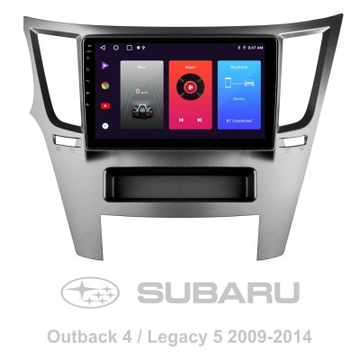 Штатна магнітола SIGMA F9216 ANDROID 10 2+32 Gb Subaru Outback 4 Legacy 5 2009-2014 9"