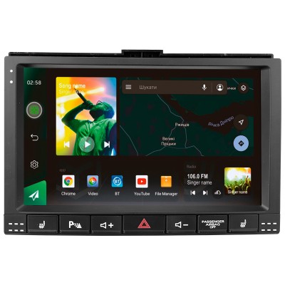 Штатна магнітола SIGMA X9464 ANDROID 10 4+64 Gb 4G DSP Volkswagen Touareg GP 2002-2010 (F2) 9" (L3)