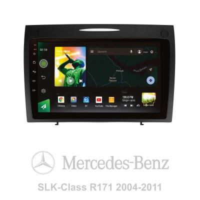 Штатна магнітола SIGMA X9464 ANDROID 10 4+64 Gb 4G DSP Mercedes-Benz SLK-Class SLK Class R171 2004-2011 9" (L1)