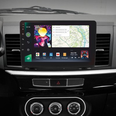 Штатна магнітола SIGMA PRO 10464 ANDROID 10 4+64 Gb 4G DSP Mitsubishi Lancer 10 CY 2007-2012 (A) 10"