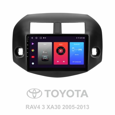 Штатна магнітола SIGMA F10216 ANDROID 10 2+32 Gb Toyota RAV4 3 XA30 (F2) 2005-2013 10"