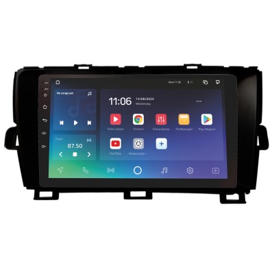 Штатна магнітола SIGMA PRO 9432 ANDROID 10 4+32 Gb 4G DSP Toyota PRIUS 2010-2015 LHD Black A-MOD 9"