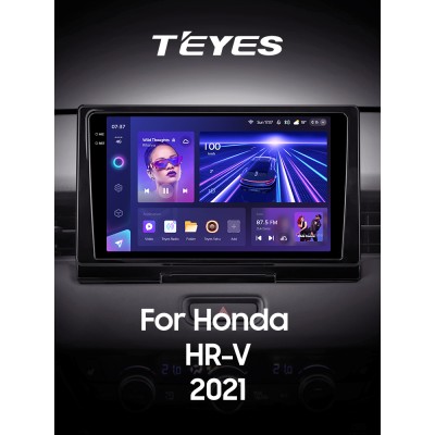 Штатна магнітола Teyes CC3 4+64 Gb Honda HR-V RV RZ 2021 9" 2k