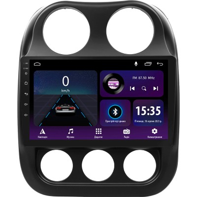 Штатна магнітола SIGMA E10232 ANDROID 10 2+32 Gb Jeep Compass 1 MK 2009-2015 10"