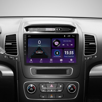 Штатна магнітола SIGMA E9232 ANDROID 10 2+32 Gb Kia Sorento 2 II XM 2012 - 2021 (F1) 9"