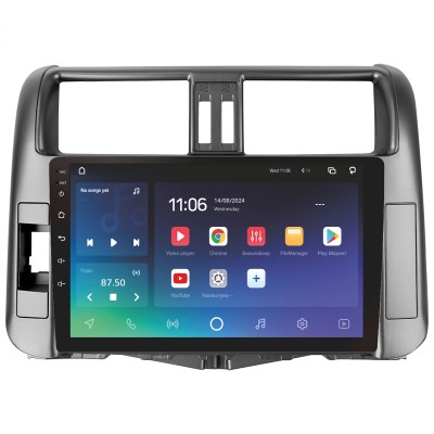 Штатна магнітола SIGMA PRO 9432 ANDROID 10 4+32 Gb 4G DSP Toyota Land Cruiser Prado 150 2009-2013 (A) 9"