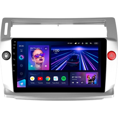 Штатна магнітола Teyes CC3 4+32 Gb Citroen C4 LA LC C-Triomphe C-Quatre 2004-2014 9"
