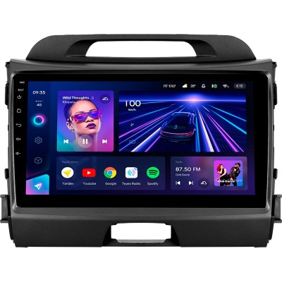 Штатна магнітола Teyes CC3 4+32 Gb Kia Sportage 3 SL 2010-2016 (C) 9"
