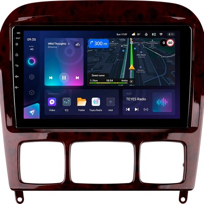 Штатна магнітола Teyes CC3L 4+64 Gb Mercedes Benz S-Class W220 VV220 1998-2005 9" (L1)