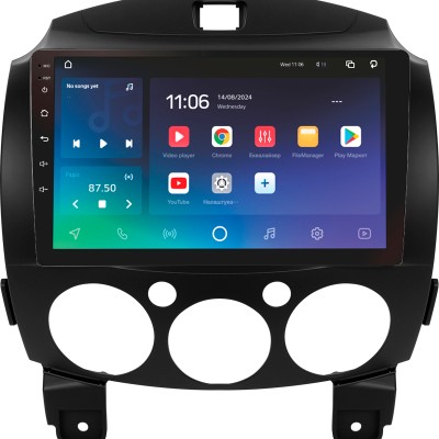 Штатна магнітола SIGMA X9432 ANDROID 10 4+32 Gb 4G DSP Mazda 2 DE 2007-2014 9"