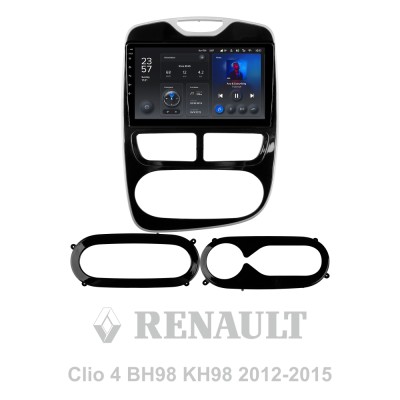 Штатна магнітола Teyes X1 2+32Gb Renault Clio 4 BH98 KH98 2012-2015 10" (L1)