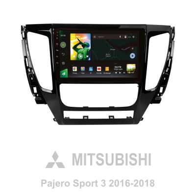 Штатна магнітола SIGMA X9464 ANDROID 10 4+64 Gb 4G DSP Mitsubishi Pajero Sport 3 2016-2018 9"