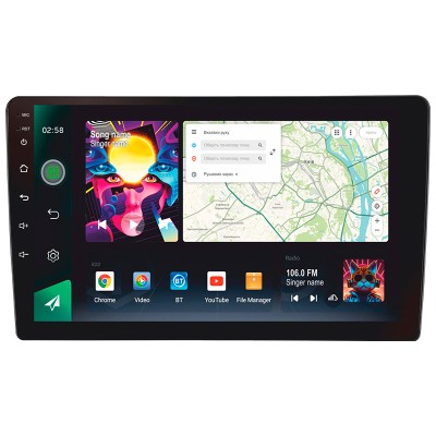 Штатна магнітола SIGMA PRO 9464 ANDROID 10 4+64 Gb 4G DSP Mitsubishi Outlander 1 2002-2008 (F2) 9"