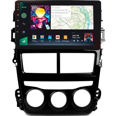 Штатна магнітола SIGMA PRO 9464 ANDROID 10 4+64 Gb 4G DSP Toyota Yaris Vios 2017-2020 (F1) 9" (L1)