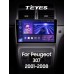Штатна магнітола Teyes CC3 4+64 Gb Peugeot 307 1 2001-2008 9" 2k