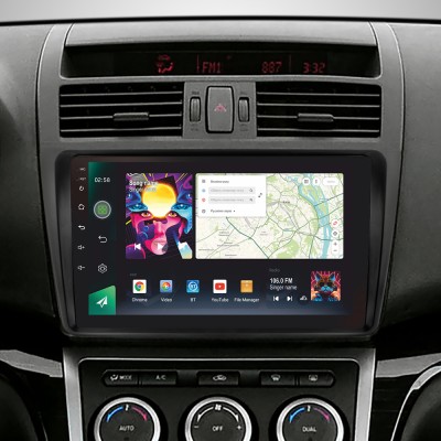 Штатна магнітола SIGMA PRO 9464 ANDROID 10 4+64 Gb 4G DSP Mazda 6 2 GH 2007-2012 9"