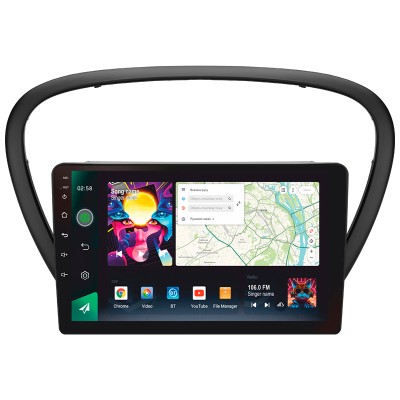 Штатна магнітола SIGMA PRO 9464 ANDROID 10 4+64 Gb 4G DSP Peugeot 607 2004-2010 9" (L1)