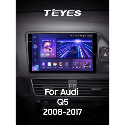 Штатна магнітола Teyes CC3 6+128 Gb з коловим оглядом 360° Audi Q5 8R 2008-2017 (A) 9" 2k (L2)