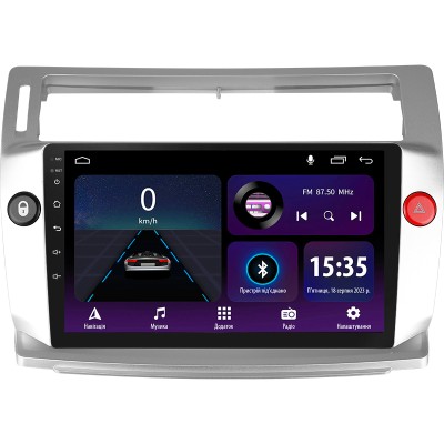 Штатна магнітола SIGMA E9232 ANDROID 10 2+32 Gb Citroen C4 LA LC C-Triomphe C-Quatre 2004-2014 9"