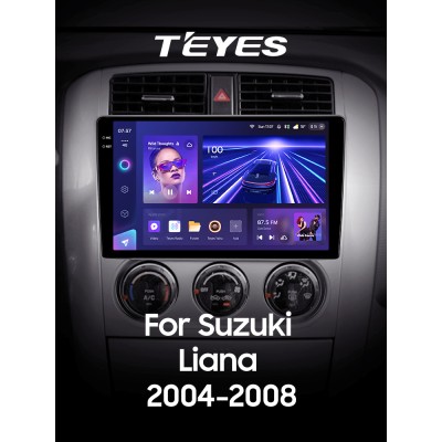 Штатна магнітола Teyes CC3 6+128 Gb Suzuki Liana 1 2004-2008 9" 2k
