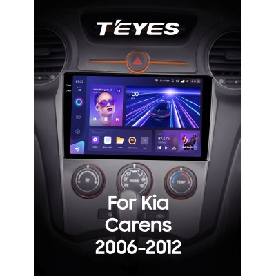 Штатна магнітола Teyes CC3 6+128 Gb з коловим оглядом 360° Kia Carens UN 2006-2012 (F2) 9" 2k