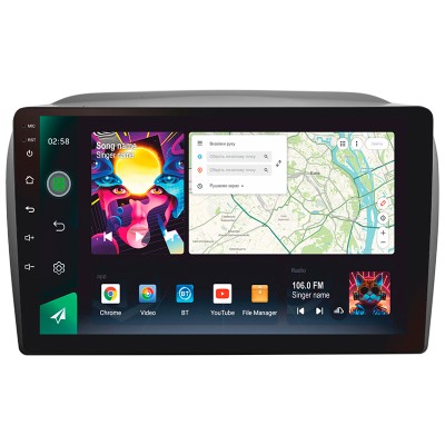 Штатна магнітола SIGMA PRO 9464 ANDROID 10 4+64 Gb 4G DSP Fiat Doblo 2 II 263 2009-2015 9" (L1)