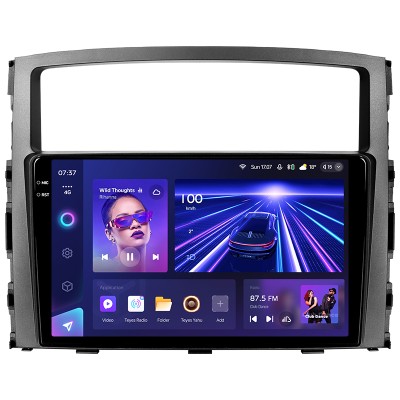Штатна магнітола Teyes CC3 6+128 Gb з коловим оглядом 360° Mitsubishi Pajero 4 V80 V90 2006-2024 9" 2k