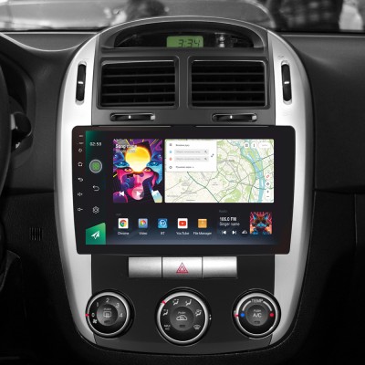 Штатна магнітола SIGMA PRO 9464 ANDROID 10 4+64 Gb 4G DSP Kia Cerato 1 LD 2004-2008 (F1) 9"